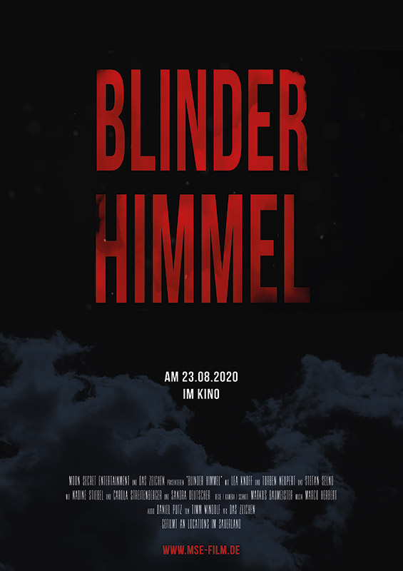 Blinder Himmel Poster